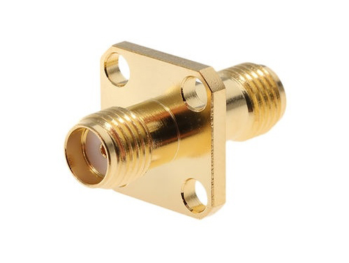 SMA Female 4 Hole Flange RF Coaxial Connector